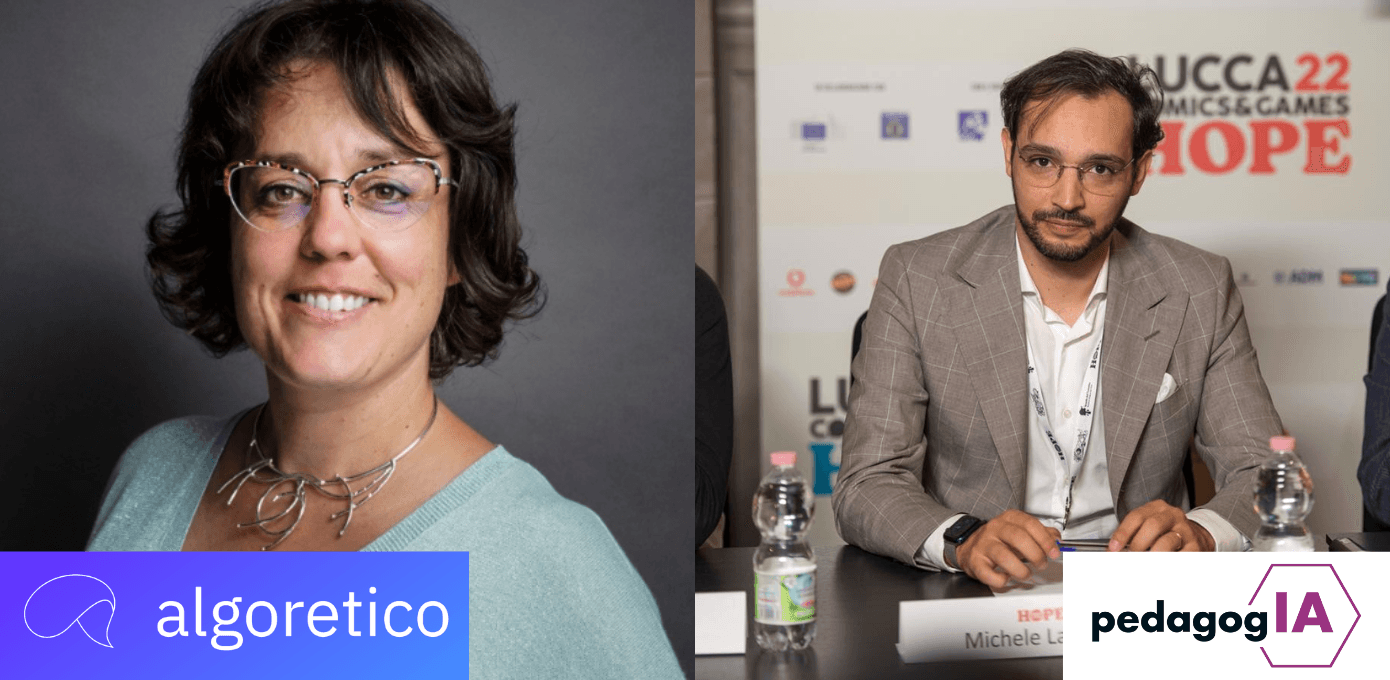 Audrey Lamy Martinot, CEO PedagogIA Conseil et Michele Laurelli, CEO Algoretico